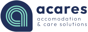 Acares_RGB_Primary logo with descriptor_Teal 1